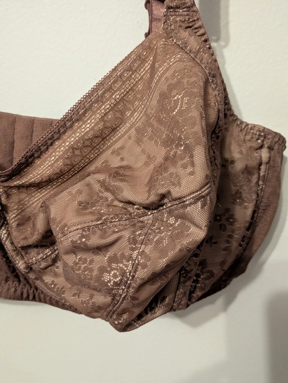 Anita Maternity Fleur Pink Floral Lace Underwire Nursing Bra Size 42H